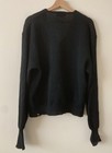 Vintage David Church Pullover Sweater 100  Alpaca L Strauss V Neck 1950s