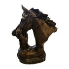 Bronze Horse And Jockey Collectible Statue  Limited Number Cast  