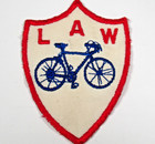 League Of American Wheelmen Vintage Cycling Patch Law Bicycle