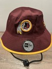 Rare New Era Washington Redskins Nfl Adult One Size Beach Bucket Hat Nwt