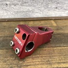 Vintage Odyssey Bmx Slant Stem Red Threadless Old School Bmx Freestyle 90s Bike