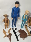 Vintage Marx Johnny West Lot Of Figures And Accessories Some Broken Legs And Arm