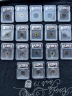 Lot Of 18  1890-1908  China Cash Coin Icg-genuine Currency Cash