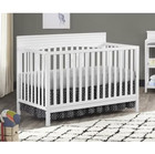 Cunas Para Bebes Blanca Convertible Cama Para Ni  os Marco White Baby Crib New