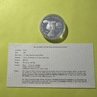 1984 Los Angeles Olympic Silver Dollar 2-coin Proof Set W  Original Box   Coa   
