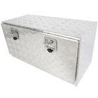 36 Inch Aluminum Pickup Truck Bed Storage Tool Box 36x17x18 Silver