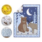 3 Piece Baby Crib Bedding Set For Boys - Newborn  Infant   Nursery Bed Set De   