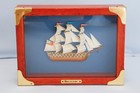 Framed 3-d Model Admiral Lord Nelson s Flagship Hms Victory Trafalgar Napoleon