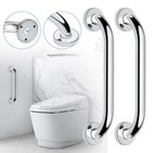 2pcs Stainless Steel Grab Bar Bathroom Safety Handicap Shower Tub Handle Support