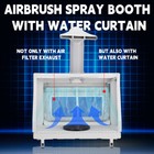Ophir Upgraded Airbrush Spray Booth W Water Curtain Filter led Lights F Painting