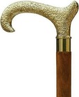 Brass Walking Stick Beautiful Wooden Cane Fordable Rosewood Stick Use For Men