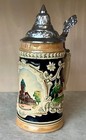 Hof Theresienstein Vintage German Lidded Beer Stein 300ml