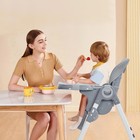 Foldable Baby Dining Chair High Chair Infant Feeding Chair With Removable Tray