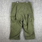 Vintage Us Army M-1951 Arctic Shell Field Trousers Pant Men 36x25 Green No Liner
