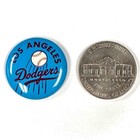 Vintage 1960 s La Dodgers Mlb Baseball Pinback Button Pin 1968 Rold Gold