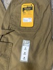 Carhartt Rugged Flex Loose Fit Canvas Pants Brown 12 Regular Bn2080-w
