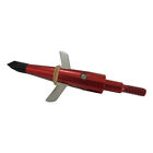 24pcs Swhacker  Broadheads 100gr Red Expandable Sharp Blade Crossbow Tips