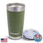 Costablue Travel Coffee Mug - 20 Oz  Stainless Steel Insulated Coffee Mug  Le