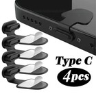 4x Mobile Phone Anti Dust Plug Usb Type C Charging Port Dust Plug Cover Stopper
