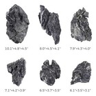6 Pcs 6-8   Natural Seiryu Stones Slate Stones For Aquariums Terrariums  Palu   