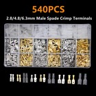 Insulated Cable Wire Connectors Terminals Ratchet Crimping Tool Crimper Pliers