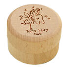 Baby Teeth Box - Milk Teeth Box Wooden Tooth Storage Box Organizer For Kids Baby