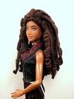 Barbie Doll Wig Size 4 Spun Wool Dreadlock Ooak Custom  341 Brown Dreads