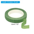 3pcs Floral Tape 1 2  X 20 Yard Flower Wrap Adhesive Tape  Green