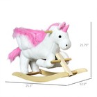 Plush Ride On Horse  Interactive Unicorn Toy Pretend Play Toy For Toddlers