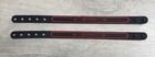  lot Of 2  Phiten Sports Rakuwa Microtitan Ball Adjustable Bracelet - Blk   Red