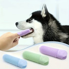 1pc Silicone Pet Finger Toothbrush 360   Dog Cat Teeth Cleaning Brush - New