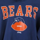 Chicago Bears 1946 Logo Hoodie Men s M Blue   Orange Sweatshirt Nfl Team Apparel