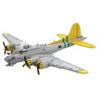B-17 Flying Fortress Aircraft Moc Plane Building Blocks Set Model Toy Diy Gift