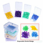 Dental Disposable Plastic wooden w Hole Interdental Composite Diastema Wedges