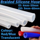 Braided Silicone Hose Food Tube Hose Grade Reinforced Tube Pipe Id 4mm To 50mm