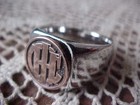 International Harvester Ihc Logo Silver Chrome Ring Size  12 Nos Quality Class