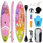Elecwish 11ft Inflatable Paddle Board Sup Stand Up Surfboard Kit With Kayak Seat