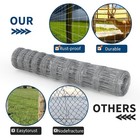 Farm Fence 4 5 6ft X100 164 328ft Galvanized Wire Livestock Fence Animal Protect