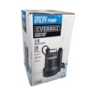 Everbilt 1 6 Hp Submersible Utility Pump Portable Water Removal Sup54-hd