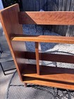 Mcm Mid Century Modern Danish Wood Bookcase Vintage