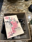 Vintage 1950s Singer Sewhandy Model 20 Sewing Machine W  Clamp  Manual  Org Case