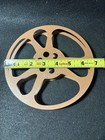  4  Vtg Empty Goldberg Bros  400    16mm Reels Brown Metal  Used  7    Take Up Reels