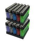 Pack Of 100 Wholesale Lot Classic Disposable Cigarette Lighter With Stand