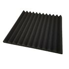 8 Pcs 12 x12 x1  Black Acoustic Foam Panel Tiles Wall Record Studio Sound Proof