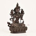 White Tara Statue Tibetan Buddhist Sculpture Himalayan Art Nepal Handmade