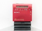 Sony Mz   r900 Minidisc Recorder     Red     Tested   Working