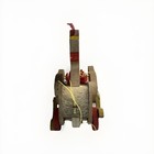 Vintage 1960s Wood Fisher Price The Cackling Hen Pull Toy