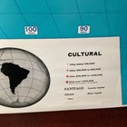 Rare   South America Pull Down Classroom School Map George F Crams Wall