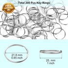 100pcs Key Rings Bulk Split Key Rings Keychain Rings And Crafts 1 Inch  25mm 