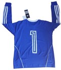 Youth Adidas Goalkeeper Jersey  New tag  Number 1  Long Sleeve  Youth Small